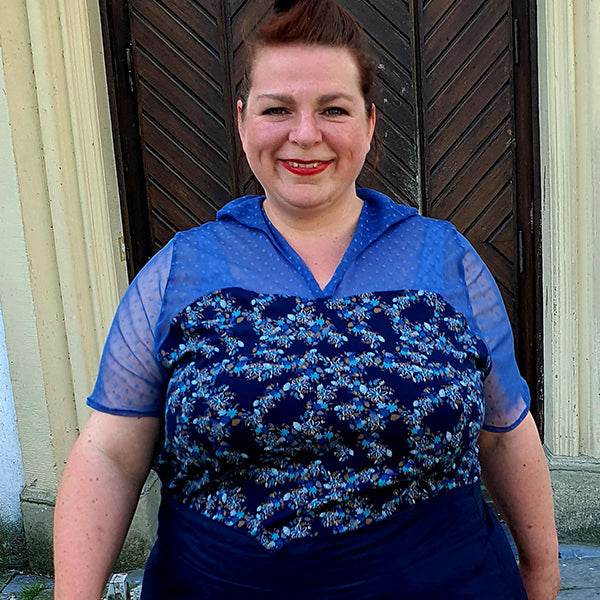 Vintageshirt mit überschnittenen Ärmeln | Schnittmuster + Anleitung | Gr. 32-58 | Anfänger - Sewando