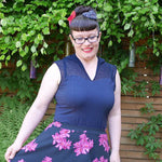 Vintageshirt mit überschnittenen Ärmeln | Schnittmuster + Anleitung | Gr. 32-58 | Anfänger - Sewando
