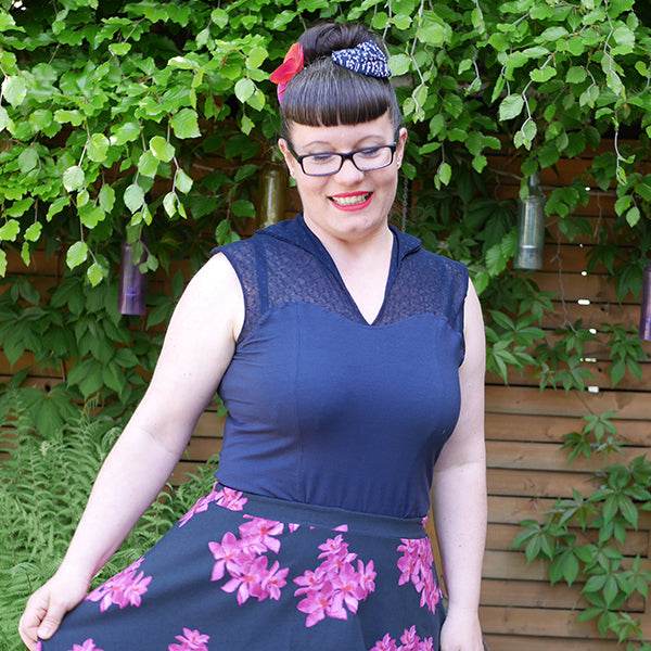 Vintageshirt mit überschnittenen Ärmeln | Schnittmuster + Anleitung | Gr. 32-58 | Anfänger - Sewando