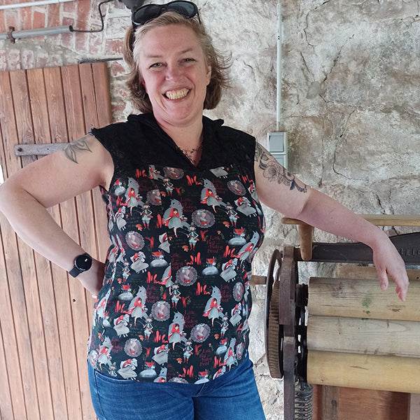 Vintageshirt mit überschnittenen Ärmeln | Schnittmuster + Anleitung | Gr. 32-58 | Anfänger - Sewando
