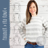 PULLOVER "FRU RUNA" | Nähanleitung und Schnittmuster Gr. 32-58