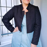 Schnittmuster SOLENE - Jacke, Blazer mit optionalen Reißverschlusstaschen Gr. 34-54 - Sewando