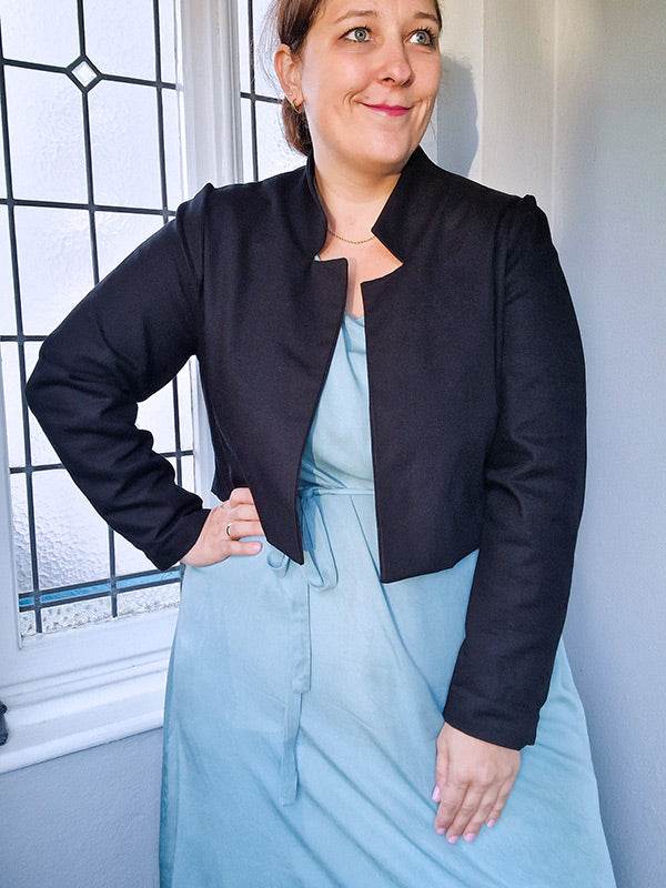 Schnittmuster SOLENE - Jacke, Blazer mit optionalen Reißverschlusstaschen Gr. 34-54 - Sewando