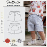 Schnittmuster #SWAG! SHORTS Gr. 74 - 164 - Sewando