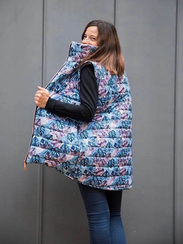 Schnittmuster Weste Warwickit Gr. A-M DE/EN/FR BU 76-134cm - Sewando