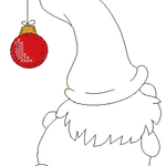 Stickdatei - SANTA-Gnom (3 Dateien) - Sewando