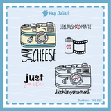 Plotterdatei Say Cheese Kamera - Sewando