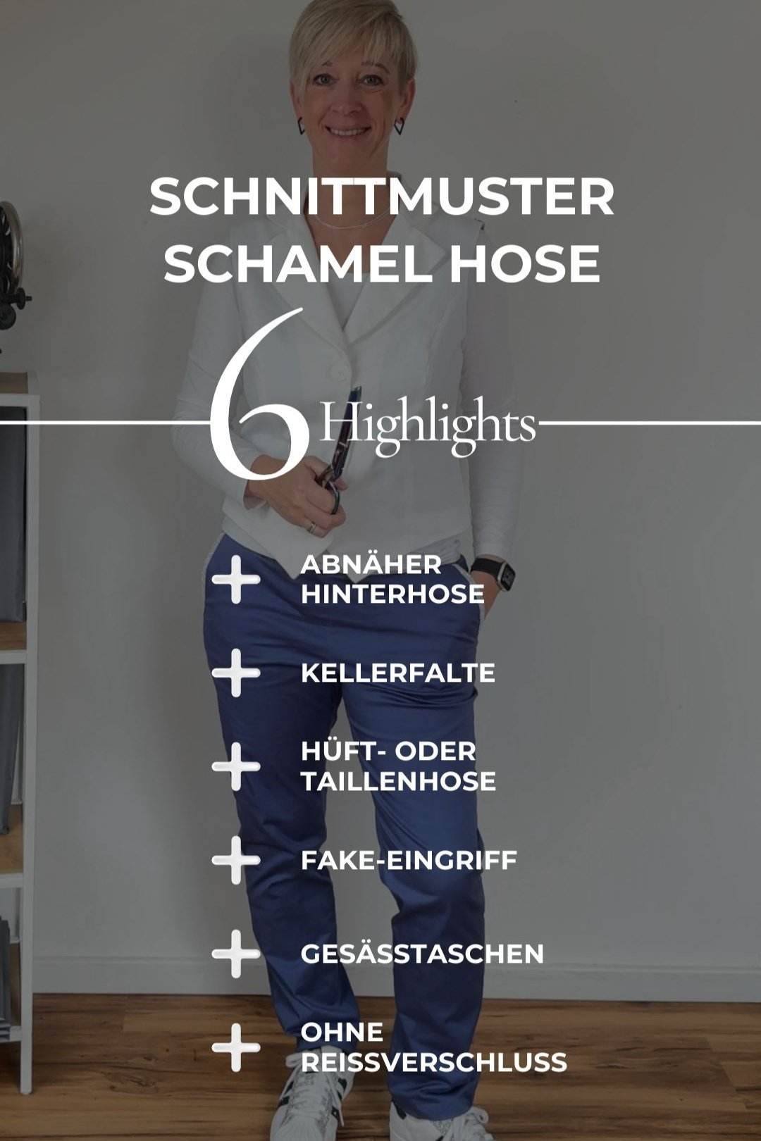 E-Book und Schnittmuster | Schmale Hose S-XL - Sewando