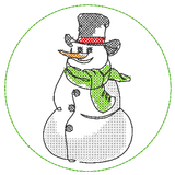Stickdatei - Untersetzer Single Line Advent (24 Dateien) - Sewando