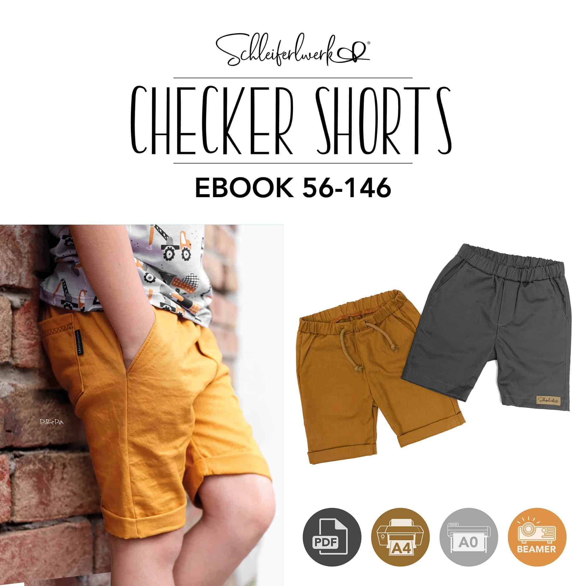 Schnittmuster Checker Shorts 56-146 [Digital] - Sewando