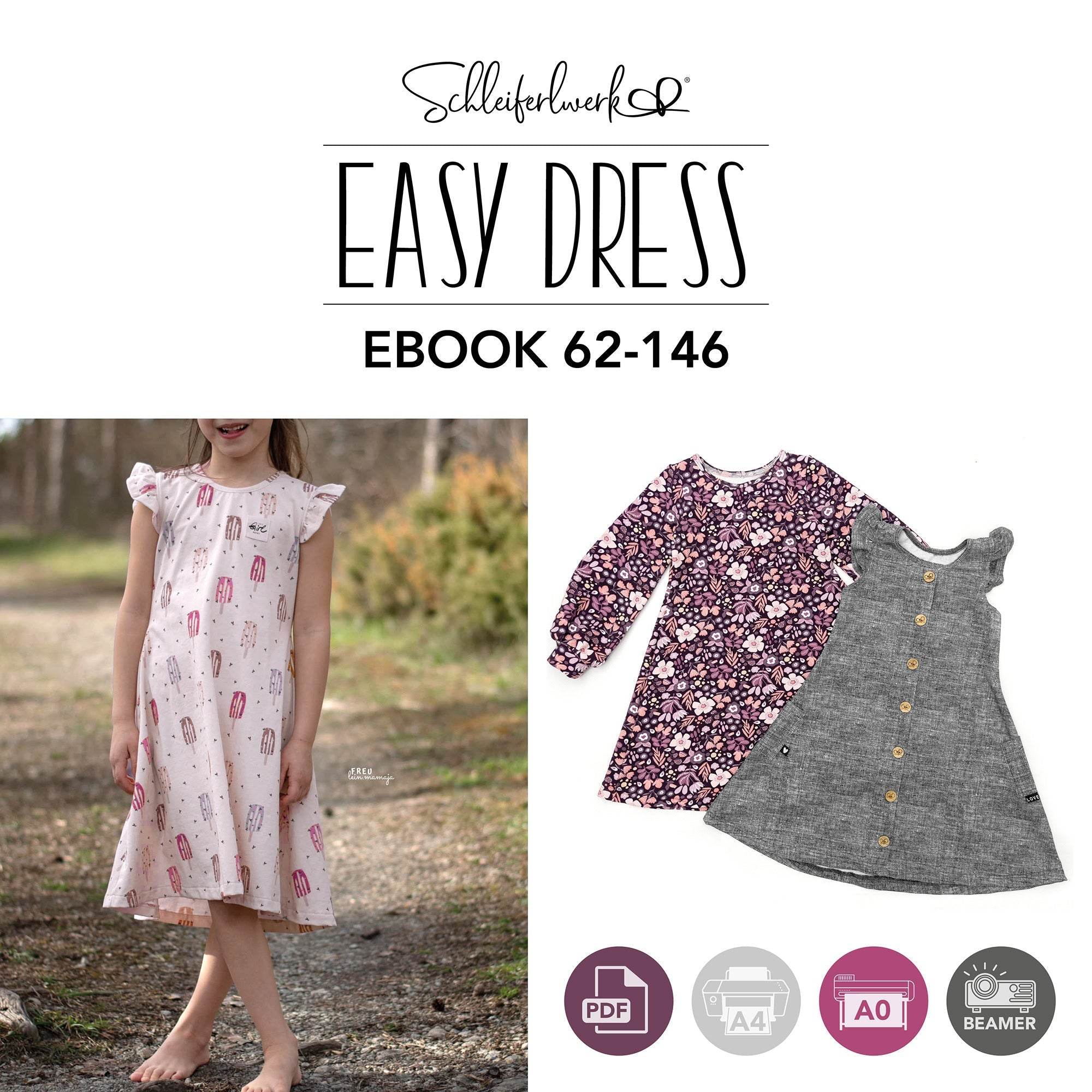Schnittmuster Easy Dress 62-146 [Digital] - Sewando