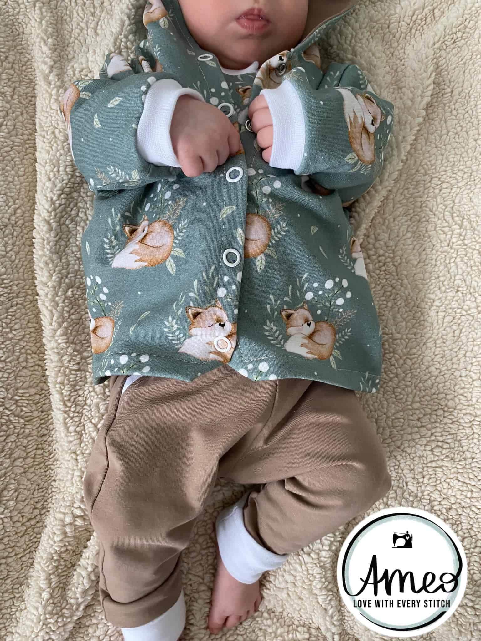 Schnittmuster Happy Baby Jacke Gr. 50-92 : - Sewando