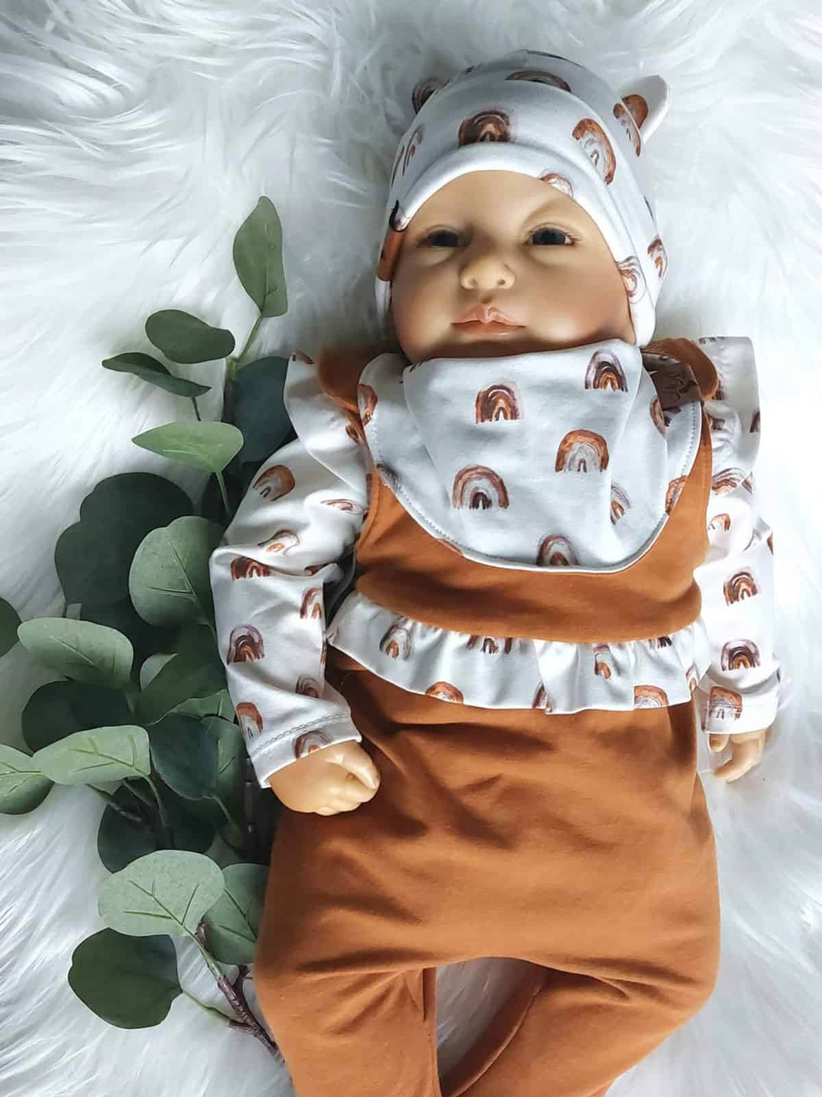 Freebook Happy Baby Mütze & Halstuch 50-92 - Sewando