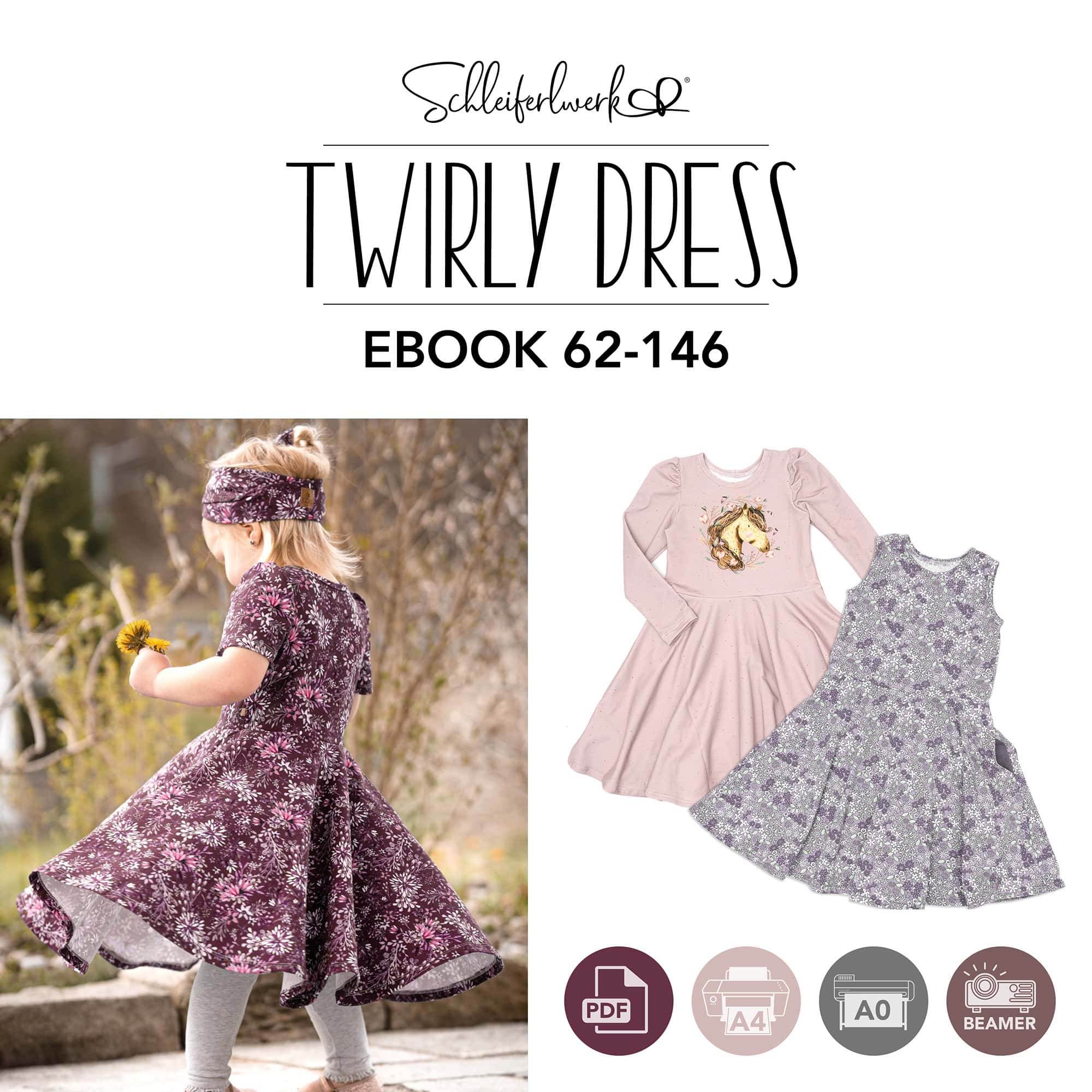 Schnittmuster Twirly Dress 62-146 [Digital] - Sewando