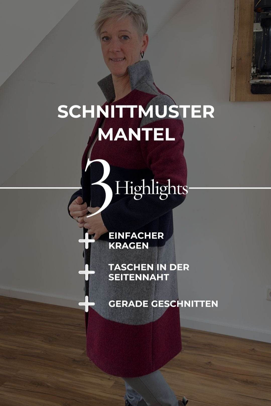 E-Book und Schnittmuster | Mantel S-XL - Sewando