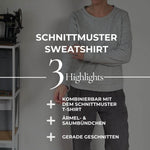 E-Book und Schnittmuster | Sweatshirt S-XL - Sewando