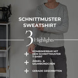 E-Book und Schnittmuster | Sweatshirt S-XL - Sewando