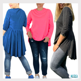 Schnittmuster "Schößchen-Shirt EMMELIE" Gr. 34 - 52