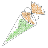 Stickdatei - Single Line "Schule / Einschulung"