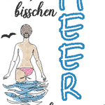 Stickdatei - Ein bisschen MEER geht immer (2 Größen) - Sewando