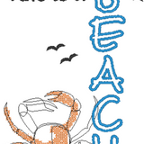 Stickdatei - Spruch "Life is a BEACH"