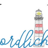 Stickdatei - Nordlicht mit Leuchtturm (in 2 Größen) - Sewando