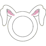 Stickdatei Serviettenring BUNNY - Sewando