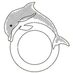 Stickdatei - Serviettenring Delphin - Sewando