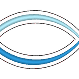 Stickdatei - Serviettenring Fisch ICHTHYS - Sewando