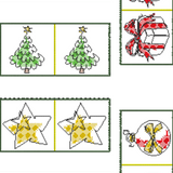 Stickdatei - DO-MI-NO Spiel "Weihnachten"