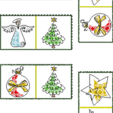 Stickdatei - DO-MI-NO Spiel "Weihnachten"