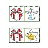 Stickdatei - DO-MI-NO Spiel "Weihnachten"