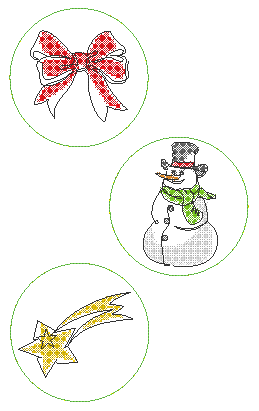 Stickdatei - Untersetzer Single Line Advent (24 Dateien) - Sewando