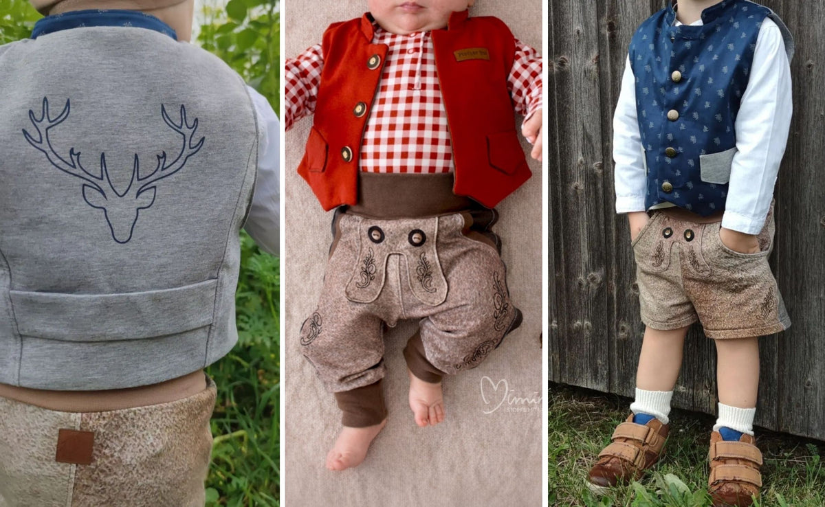 Frühlingsdateien, Schnittmuster, plotterdateien, trachten für kinder