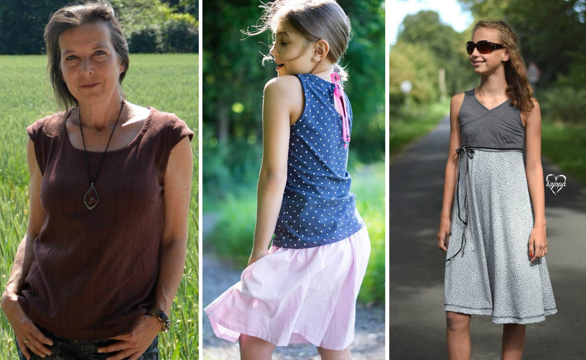 Frühlingsdateien, Schnittmuster für kinder, damen und herren