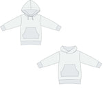 Schnittmuster Hoodie und Leggings ARWEN - zwei Hoodie-Designs in verschiedenen Stilen für Mädchen