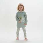 Schnittmuster Mädchen Tunika Hoodie ARWEN, lässige Kapuze und bequeme Passform, ideal für Kinder.