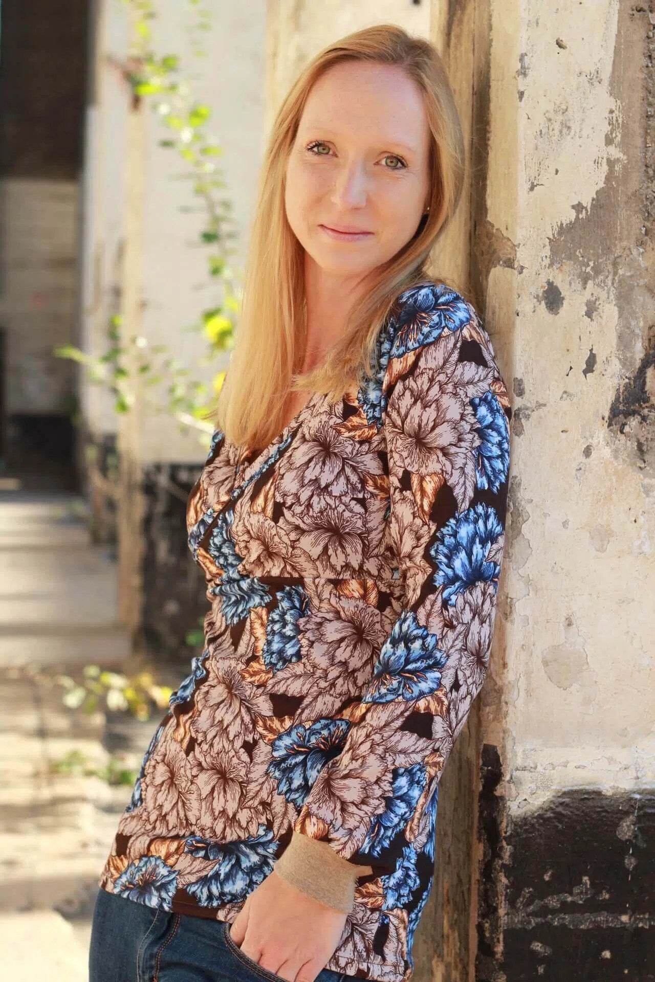 Schnittmuster Shirt Vivianit Gr. A - M DE/EN/FR. BU 76-134cm - Sewando