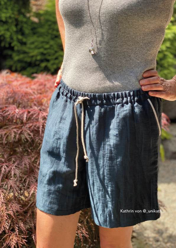 Schnittmuster Shorts Shorty Gr. 34–50 – PDF A4 & A0 inkl. Anleitung - Sewando