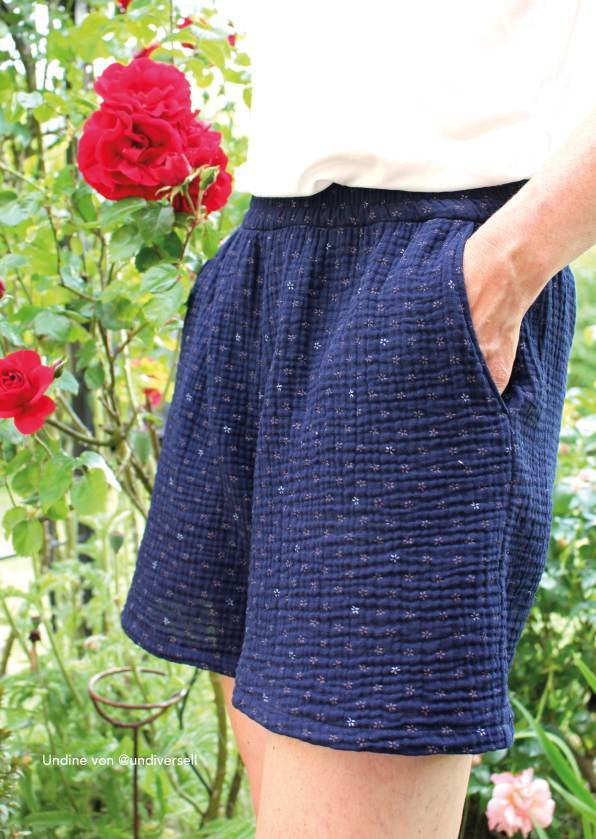 Schnittmuster Shorts Shorty Gr. 34–50 – PDF A4 & A0 inkl. Anleitung - Sewando