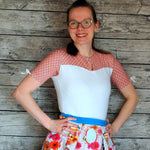 Shirt Mit Herzausschnitt & Manschetten | Schnittmuster+ Anleitung | Gr. 32-58 | Anfänger - Sewando