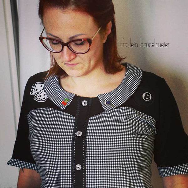 Shirt Mit Herzausschnitt & Manschetten | Schnittmuster+ Anleitung | Gr. 32-58 | Anfänger - Sewando