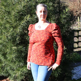 Shirt mit Statementärmel | Schnittmuster + Anleitung | Gr. 32-52 | Anfänger | :