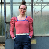 Shirt mit Statementärmel | Schnittmuster + Anleitung | Gr. 32-52 | Anfänger | :