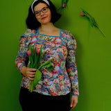 Shirt mit Statementärmel | Schnittmuster + Anleitung | Gr. 32-52 | Anfänger | :