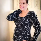 Shirt mit Statementärmel | Schnittmuster + Anleitung | Gr. 32-52 | Anfänger | :
