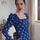 Shirt mit Statementärmel | Schnittmuster + Anleitung | Gr. 32-52 | Anfänger | :