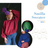 Smilla Sweater 34 -52 Schnittmuster und Anleitung - Sewando