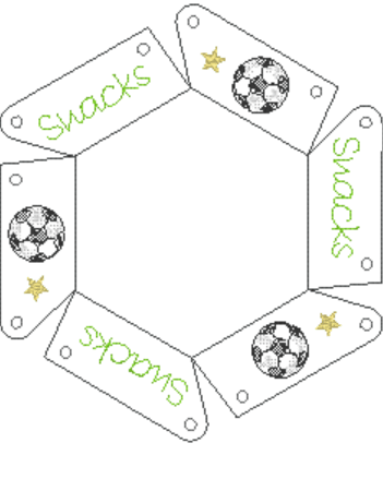 Stickdatei - Fußballparty Set - Sewando