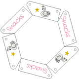 Stickdatei - Party-Set "Schwanenprinzessin"